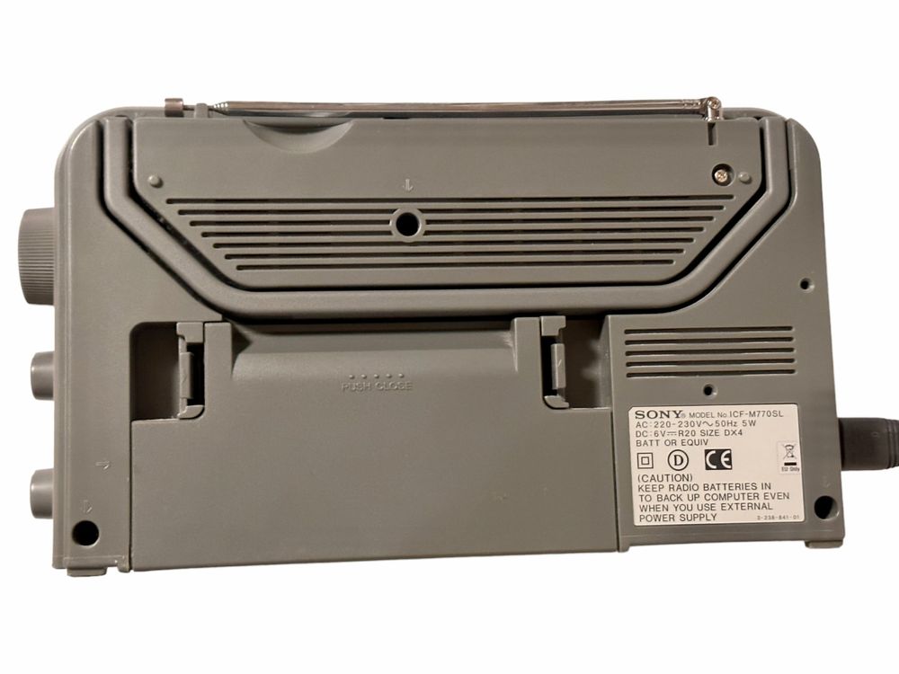 Radio Portable Sony ICF-M770SL - 3 Bandes FM/SW/LW, PLL Synthesized - Fonctionne