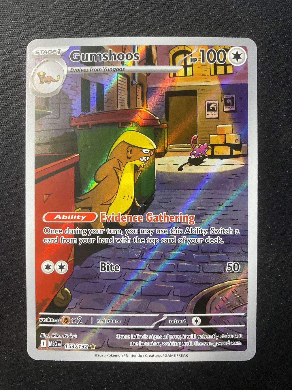 Pokémon Carte collezionabili: Gumshoos 153 - Manguspektor - Mega Evolution - EN – Nuovo (secondo la descrizione) da Hausen AG venduto da Shrade