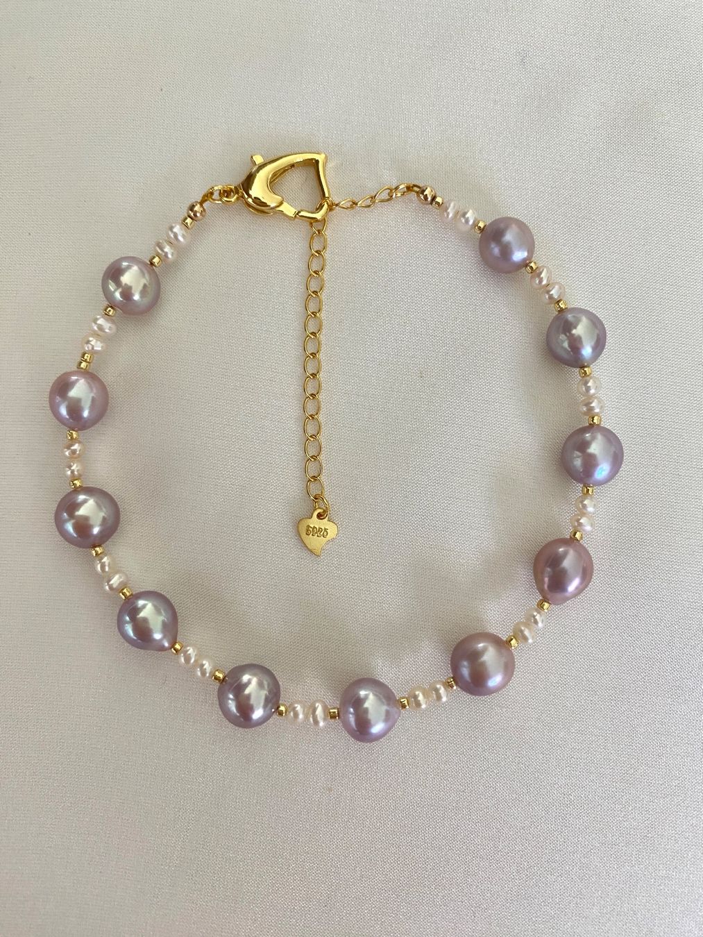 Bracciali & Braccialetti: Süsswasserperlen/Perlen Armbänder – Nuovo e nell'imballaggio originale da Sarnen venduto da Yingsperlen4