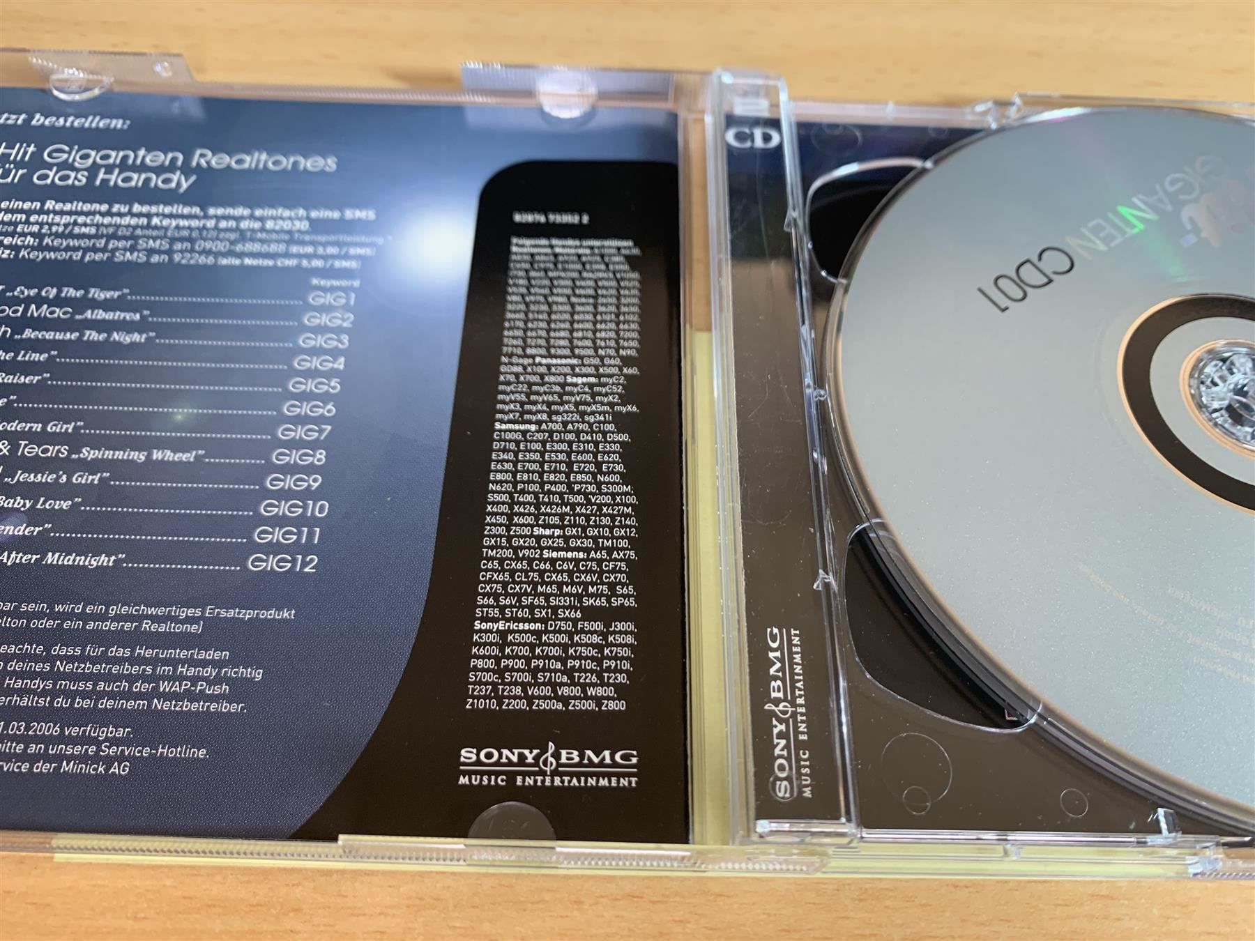 CDs: Die Hit-Giganten - Rocksongs - 2 CD – Gebraucht aus Rikon im Tösstal von Alpenmutz 2