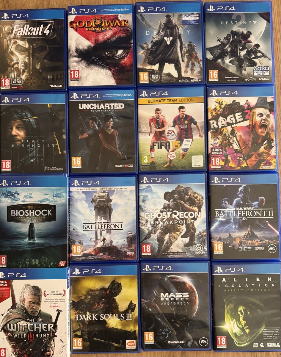 Sony Konsolen: PlayStation 5 Disc Edition + 38 Spiele + externe Festplatte – Gebraucht aus Rain von Migu30 4
