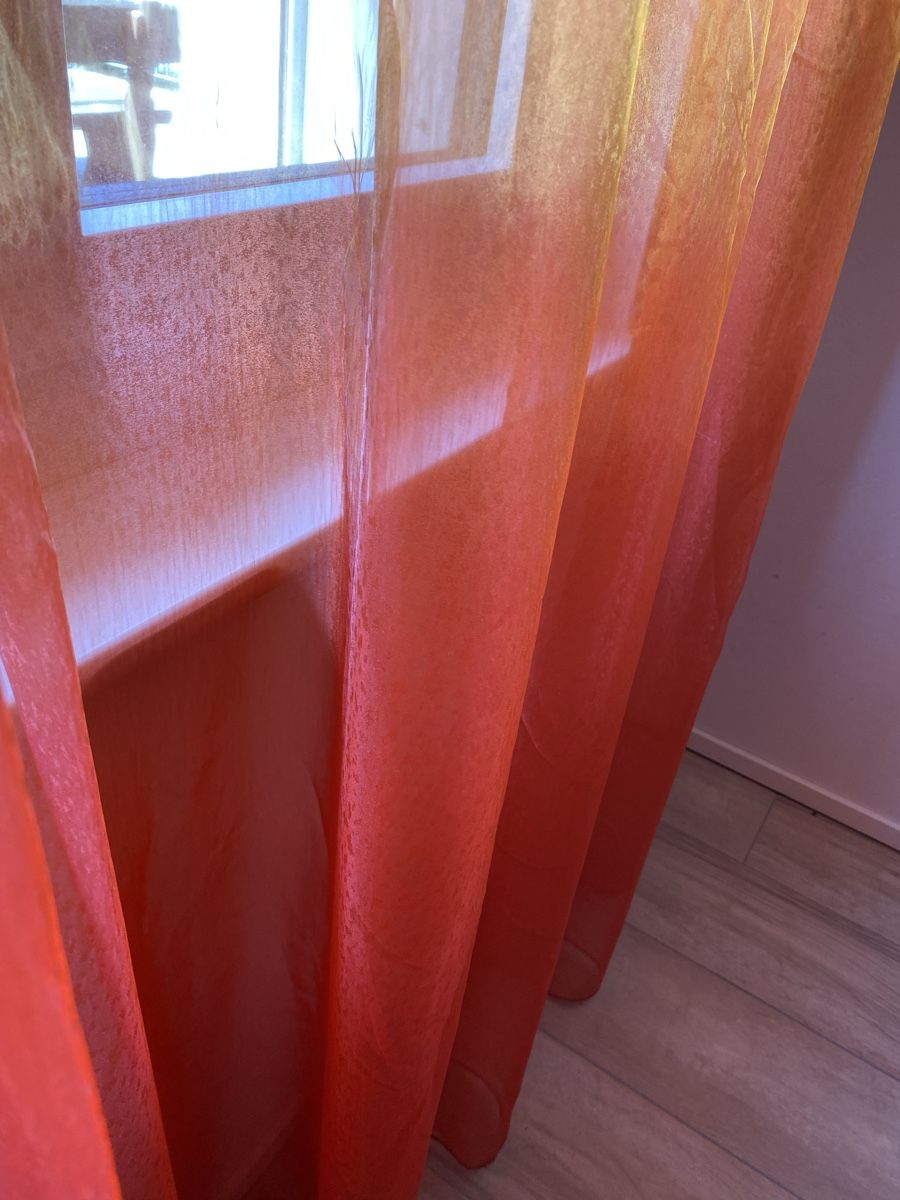 Vorhänge: Transparent Vorhang Orange 180x237 gebraucht – Gebraucht aus Hausen AG von corinne_g 2