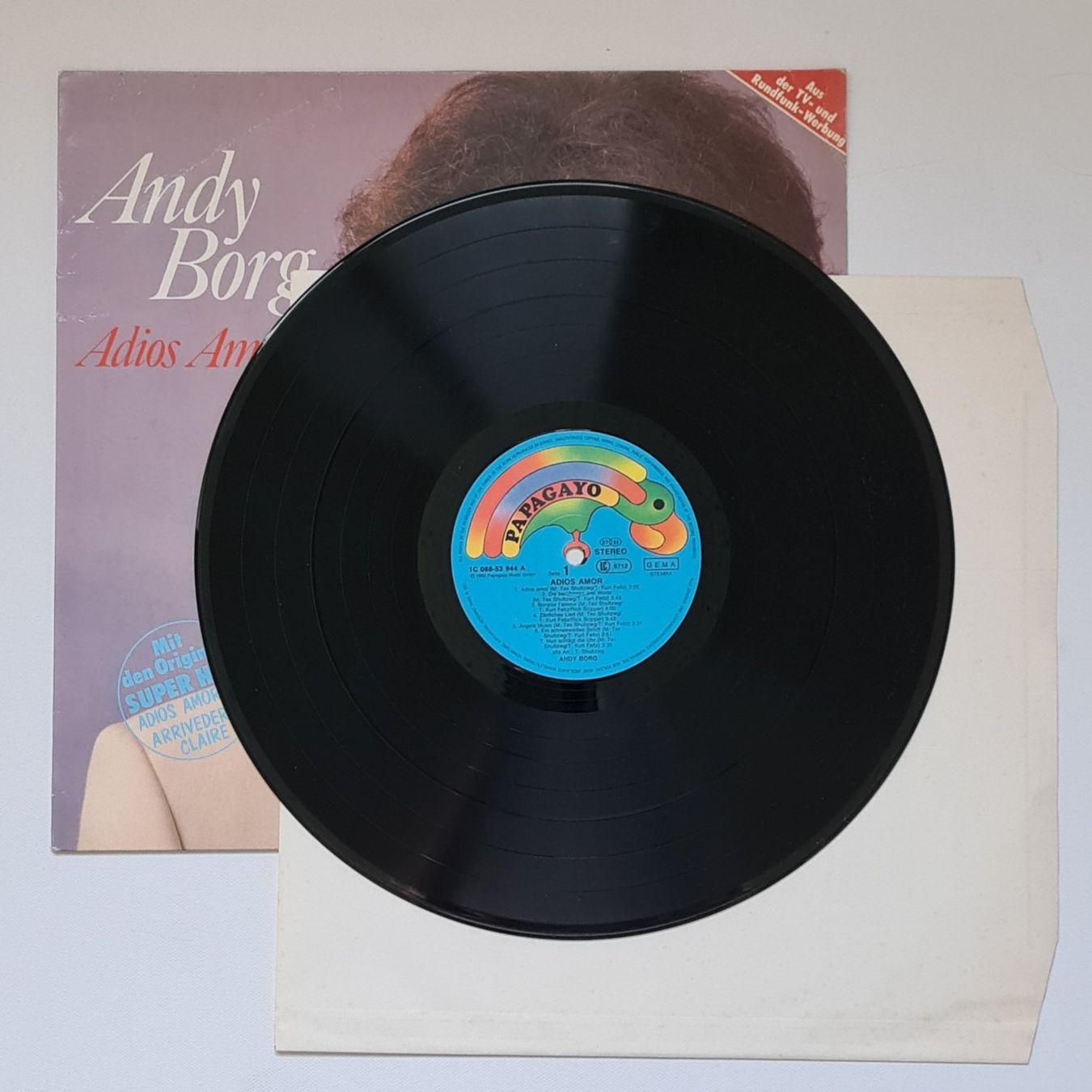 Dischi in vinile: LP | Andy Borg | Adios Amor – Usato da Dietikon venduto da Jacky1983 2