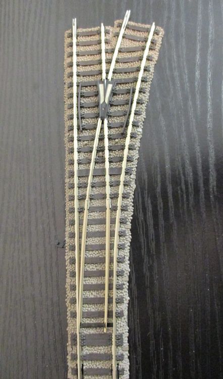 Rechte FLEISCHMANN Modellbahn-Gleis-Weichen Der Spur H0