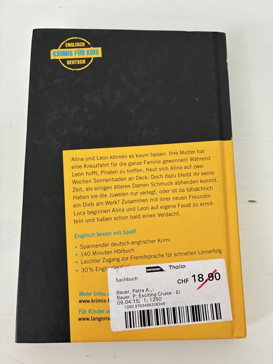 Libri: Buch Petra A. Bauer An Exciting Cruise MP3-CD – Usato da Wettingen venduto da ric_xm6x 3