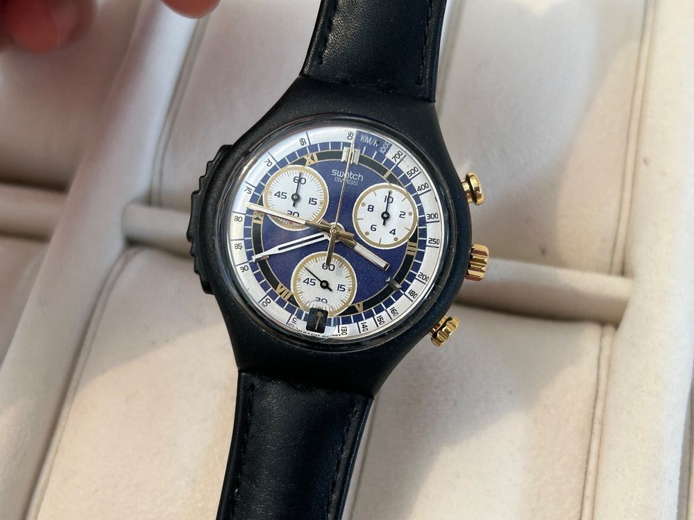 Montre Swatch alarme et chronographe 40mm 1997 Kaufen auf Ricardo