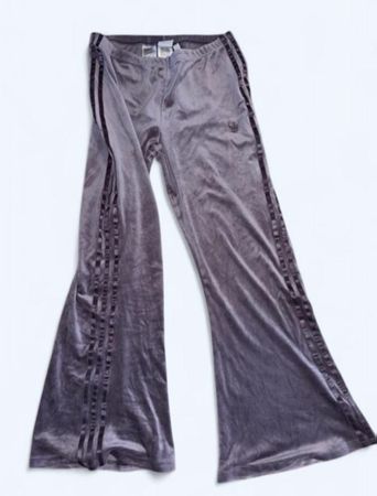 Adidas Samt Hose Lila Grösse M