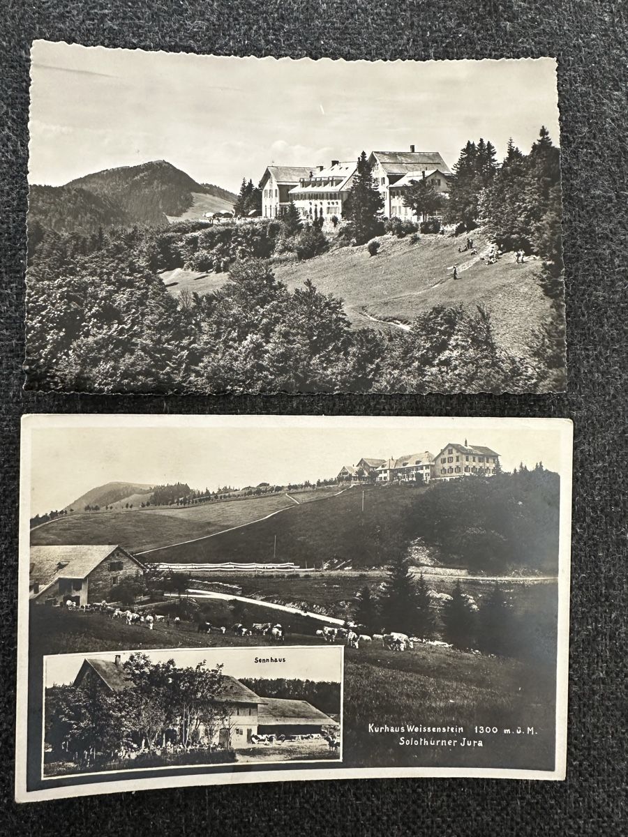 Cartoline postali: 7 AK Weissenstein ab ca. 1930 – Usato da Wettingen venduto da OttoNeuerName
