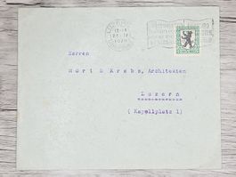 CL01 Enveloppe + Timbre Suisse 1926