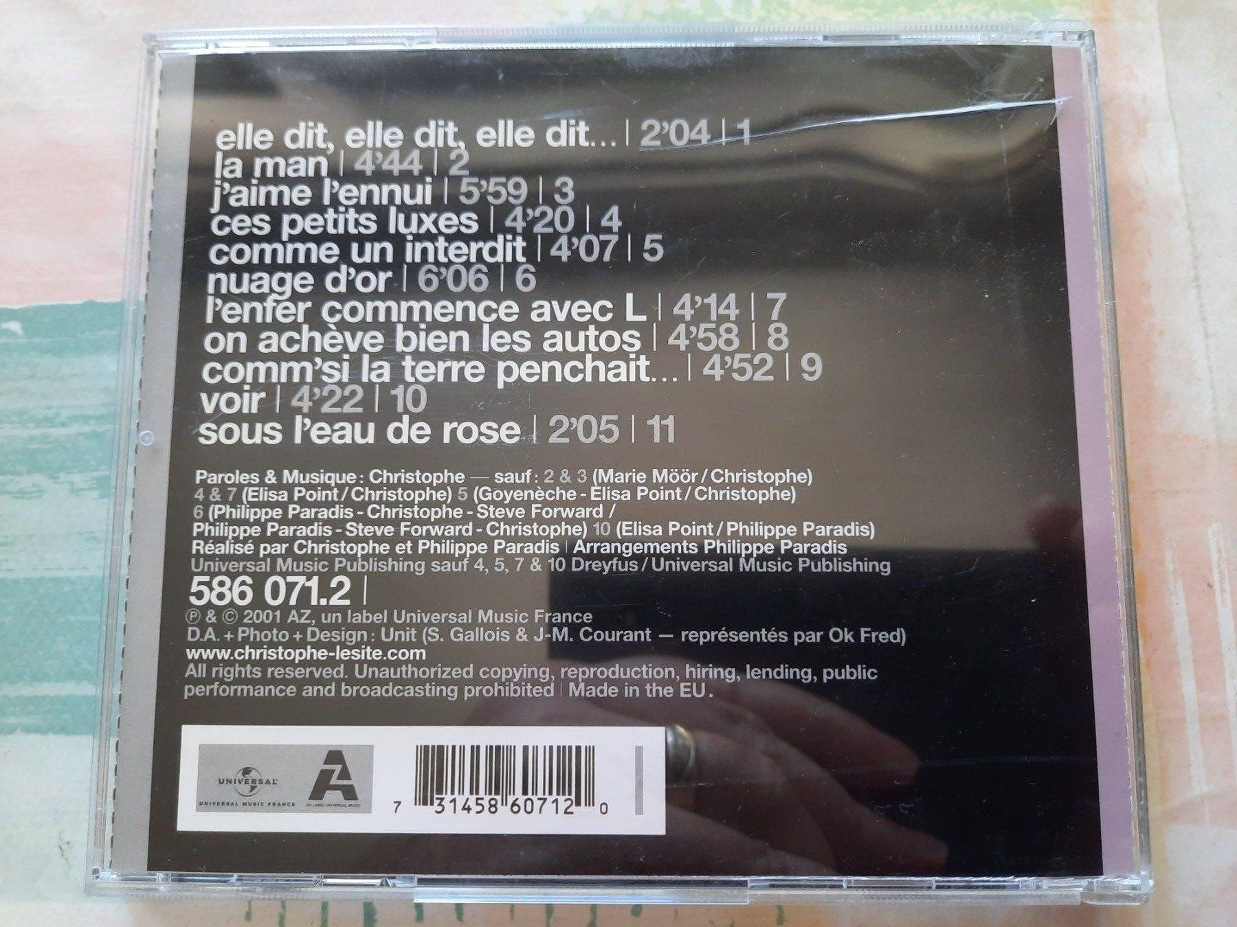 CDs: Cd Christophe - Comme si la terre penchait – D'occasion à Pully par bro_n52j 1