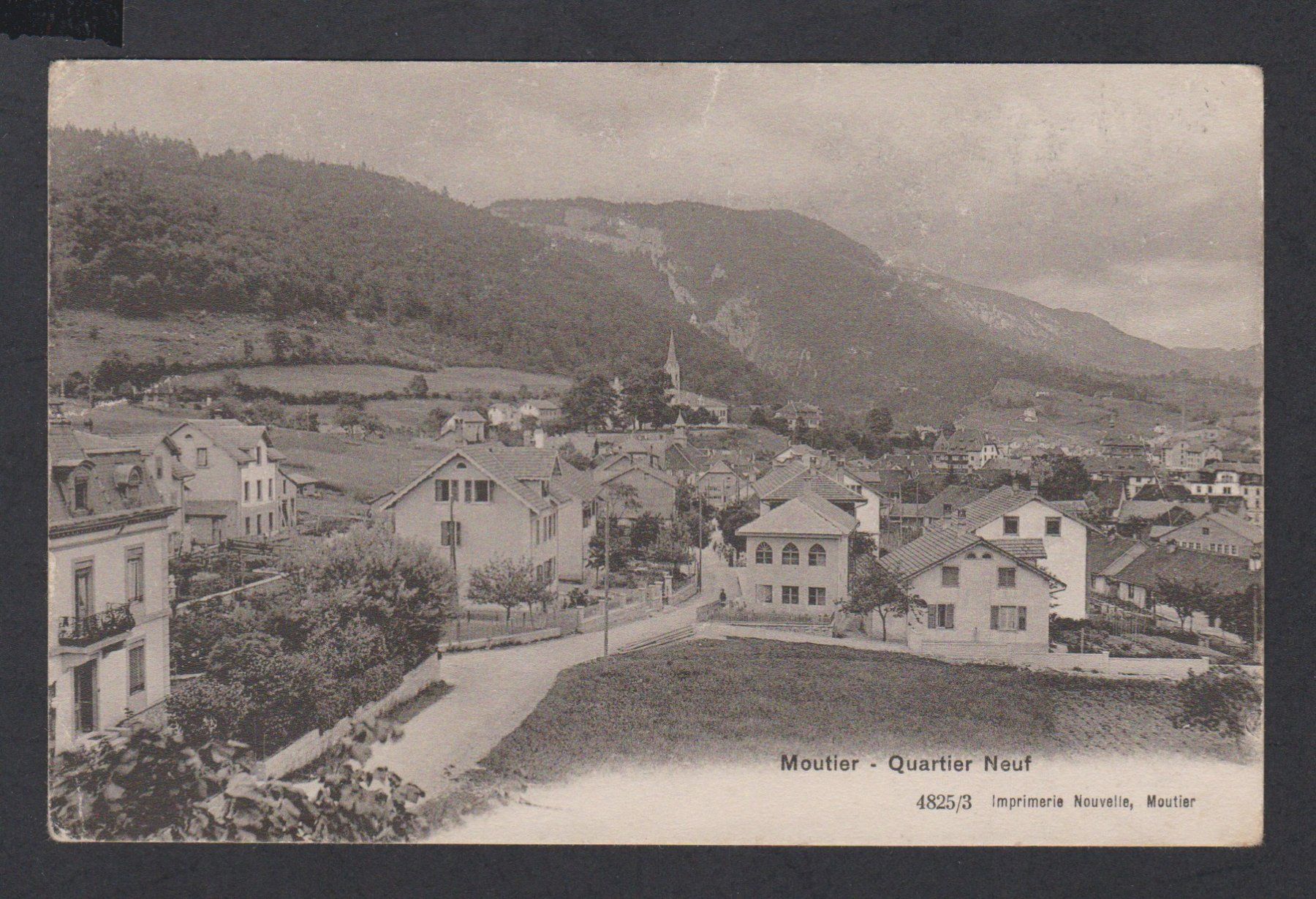 Cartoline postali: Moutier  - Quartier Neuf   -   alte Ansichtskarte ** um 1910 – Usato da Vitznau venduto da Ropaku