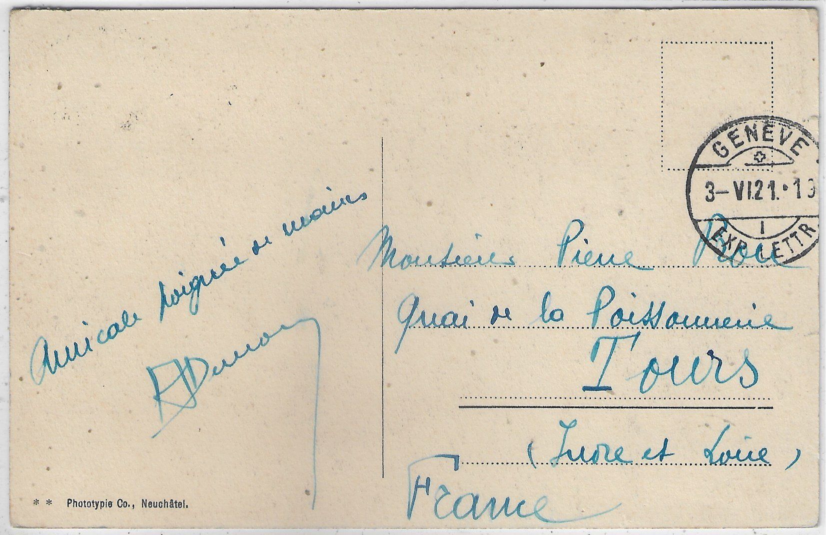Cartoline postali: Geneve - La Rade et Mont-Blanc – Usato da Ettingen venduto da Kartenplanet 1