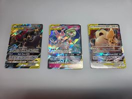 3x Pokémon Tag Team GX – Umbreon & Darkrai, Eevee & Snorlax,