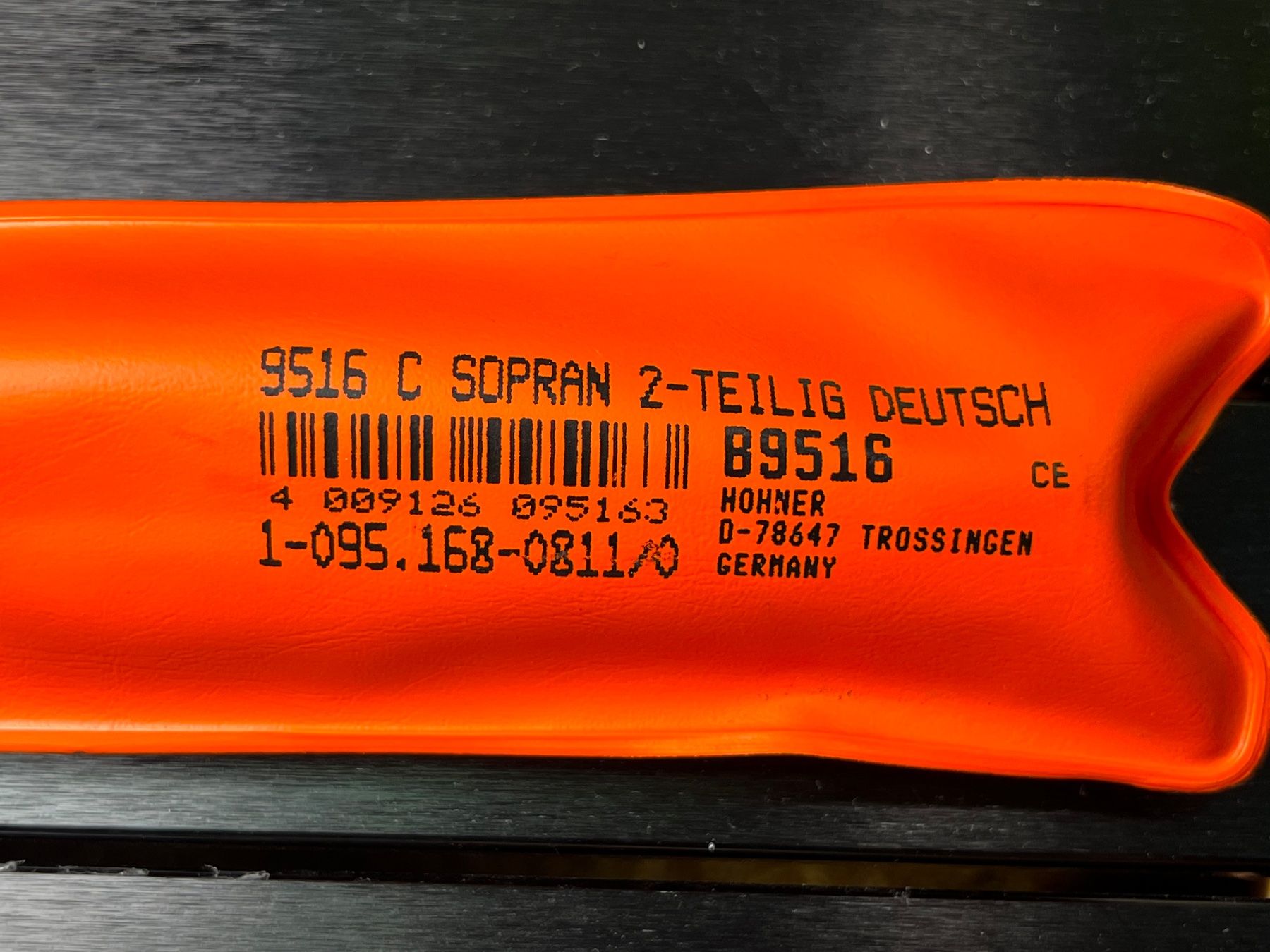 Hohner Strumenti musicali: Hohner Melody Blockflötte, Recorder, 9516 C Sopran – Nuovo e nell'imballaggio originale da Tafers venduto da JP911 4