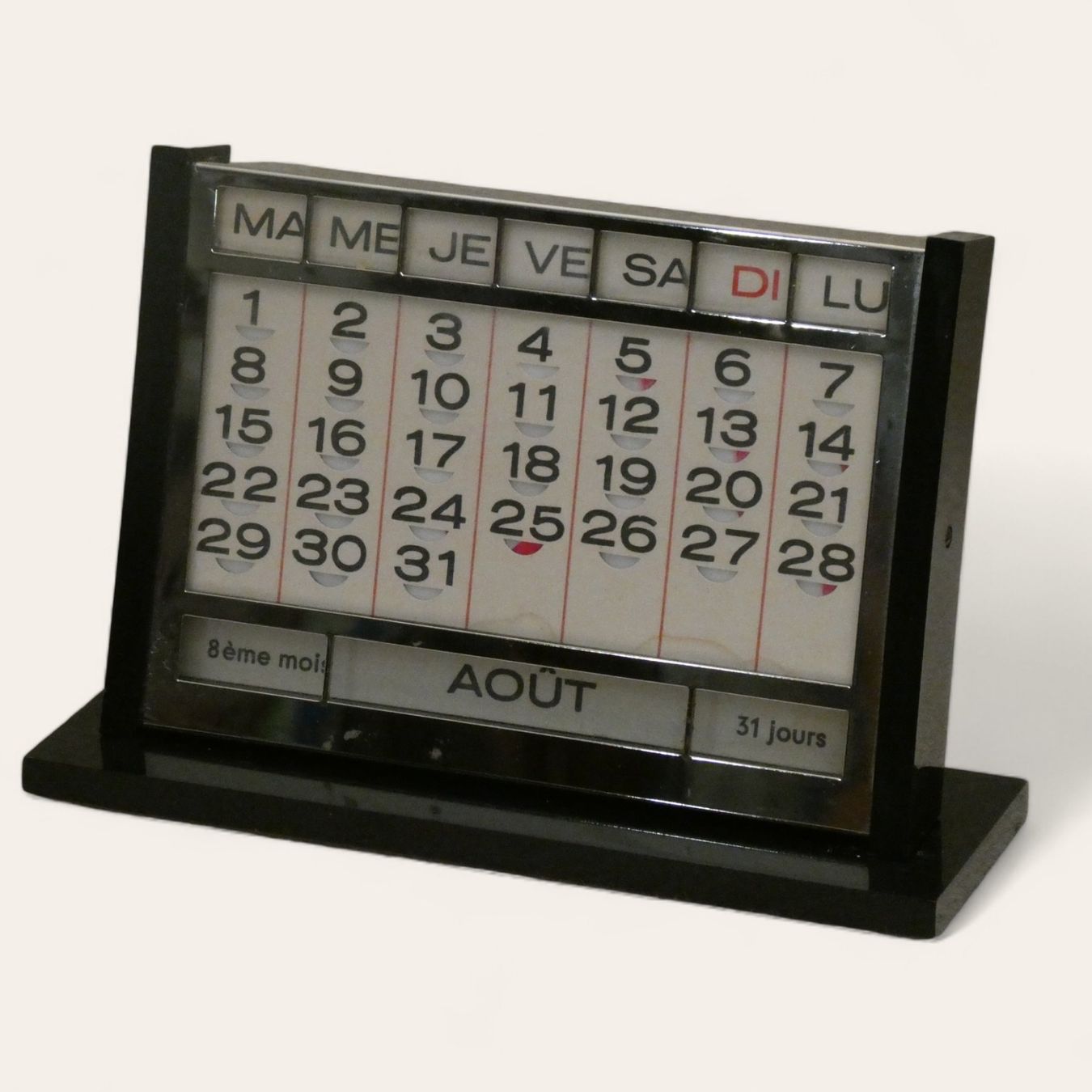 Calendari: Vintage / Calendrier perpétuel vers 1960. – Usato da Fribourg venduto da will69