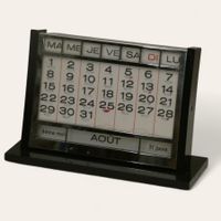 Vintage / Calendrier perpétuel vers 1960.