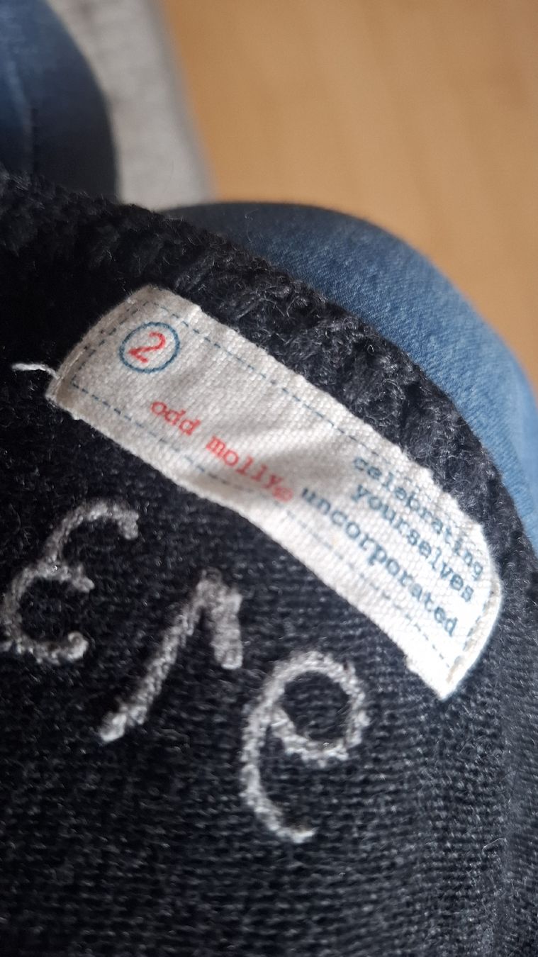 Odd Molly Vestiti: Odd Molly Strickkleid Dunkelgrau Grösse 2  – Usato da Balzers venduto da silviahuaraz 3