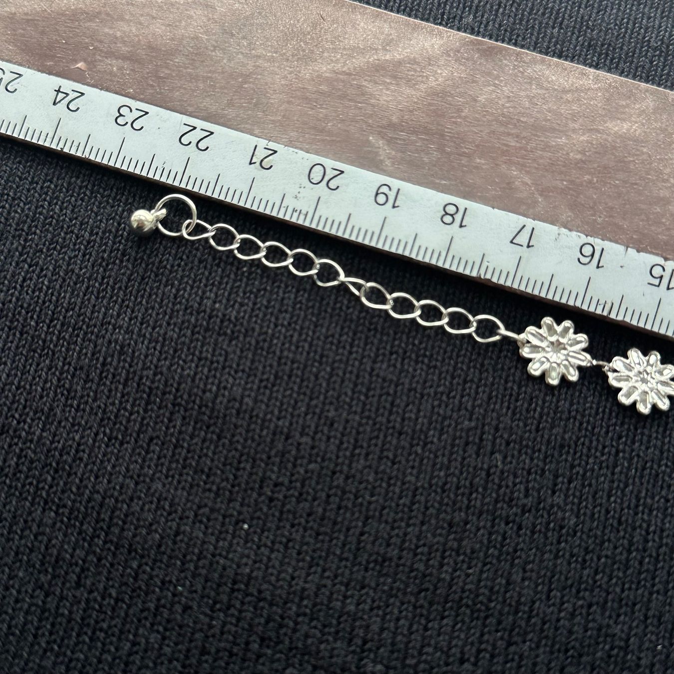 Bracciali & Braccialetti: Silberne Blume Edelstahl Armkette – Nuovo (secondo la descrizione) da Givisiez venduto da sgu_k58r 2