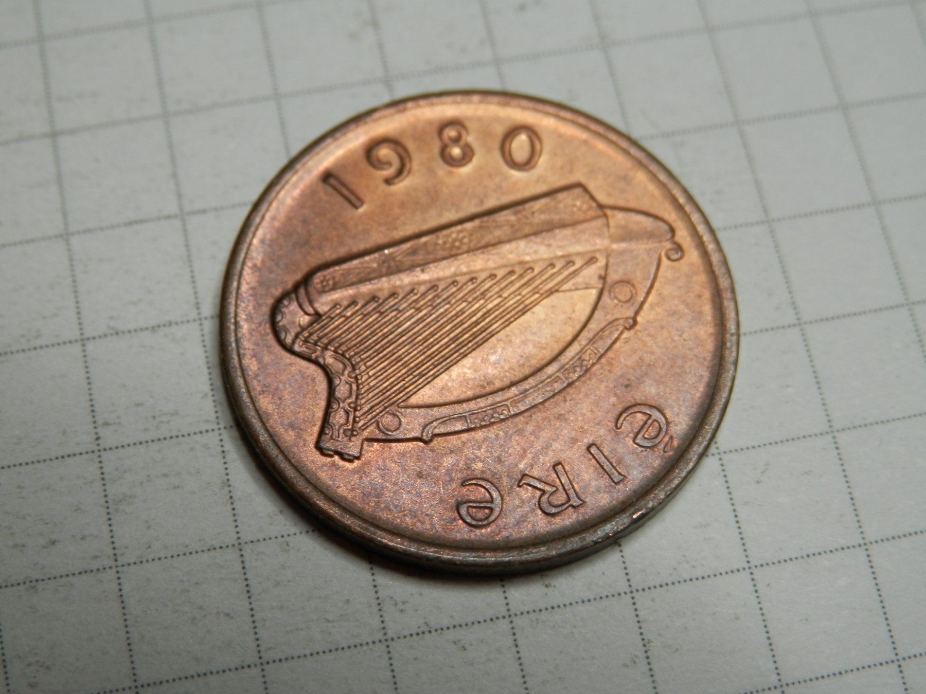 Tutti le monete: Irland  ½ Penny, 1980 – Usato da Weiach venduto da weiach81 1