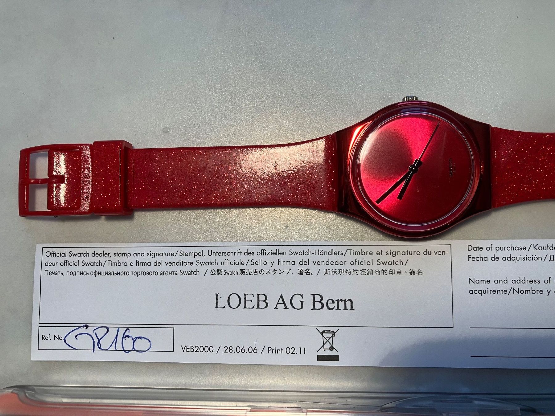 Swatch Orologi: Swatch GR160 Neu – Nuovo e nell'imballaggio originale da russikon venduto da suzuki88