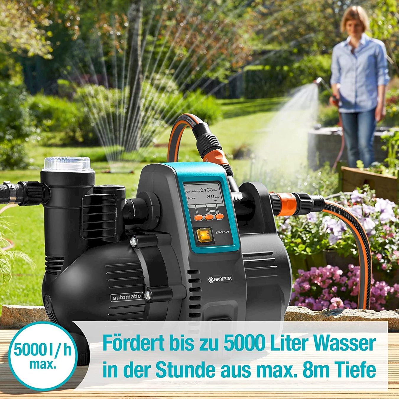Humidifier & Arroser: Gardena Comfort 5000/5E LCD – Neuf avec emballage d'origine à Bottighofen par zaap 5