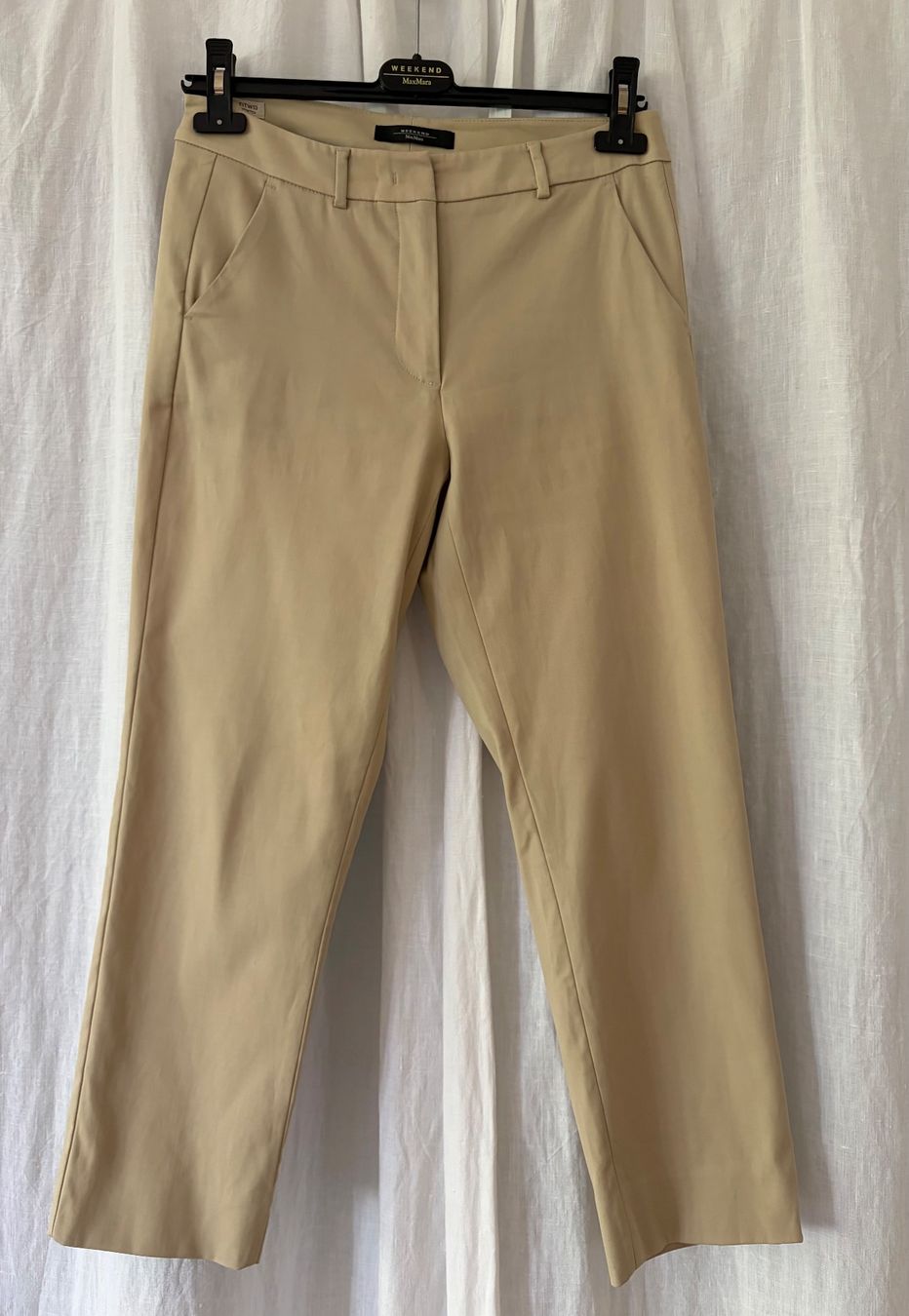 Max Mara Pantaloni: MAX MARA Weekend Hose FITW13 beige Gr. 34 – Usato da Uitikon Waldegg venduto da Voile