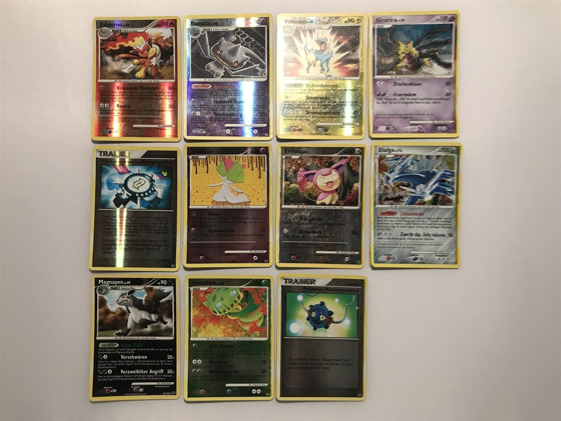 Pokémon Carte collezionabili: 11 Platinum Karten holo DE – Nuovo (secondo la descrizione) da Hagendorn venduto da Pokecollectorch 1