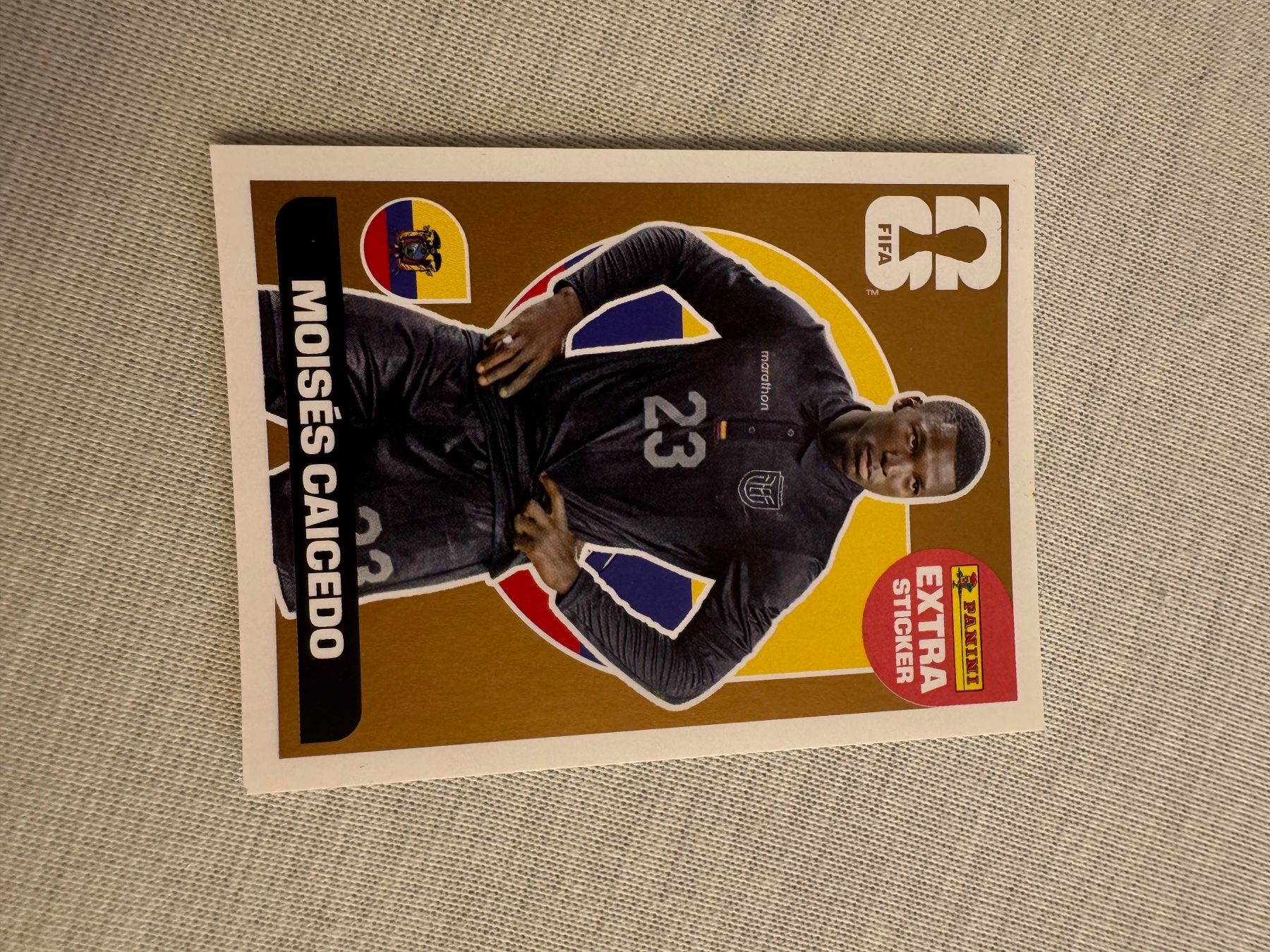 Panini Carte collezionabili: Panini Extra Sticker WM 2026 Moises Caicedo – Nuovo (secondo la descrizione) da Sissach venduto da derfun