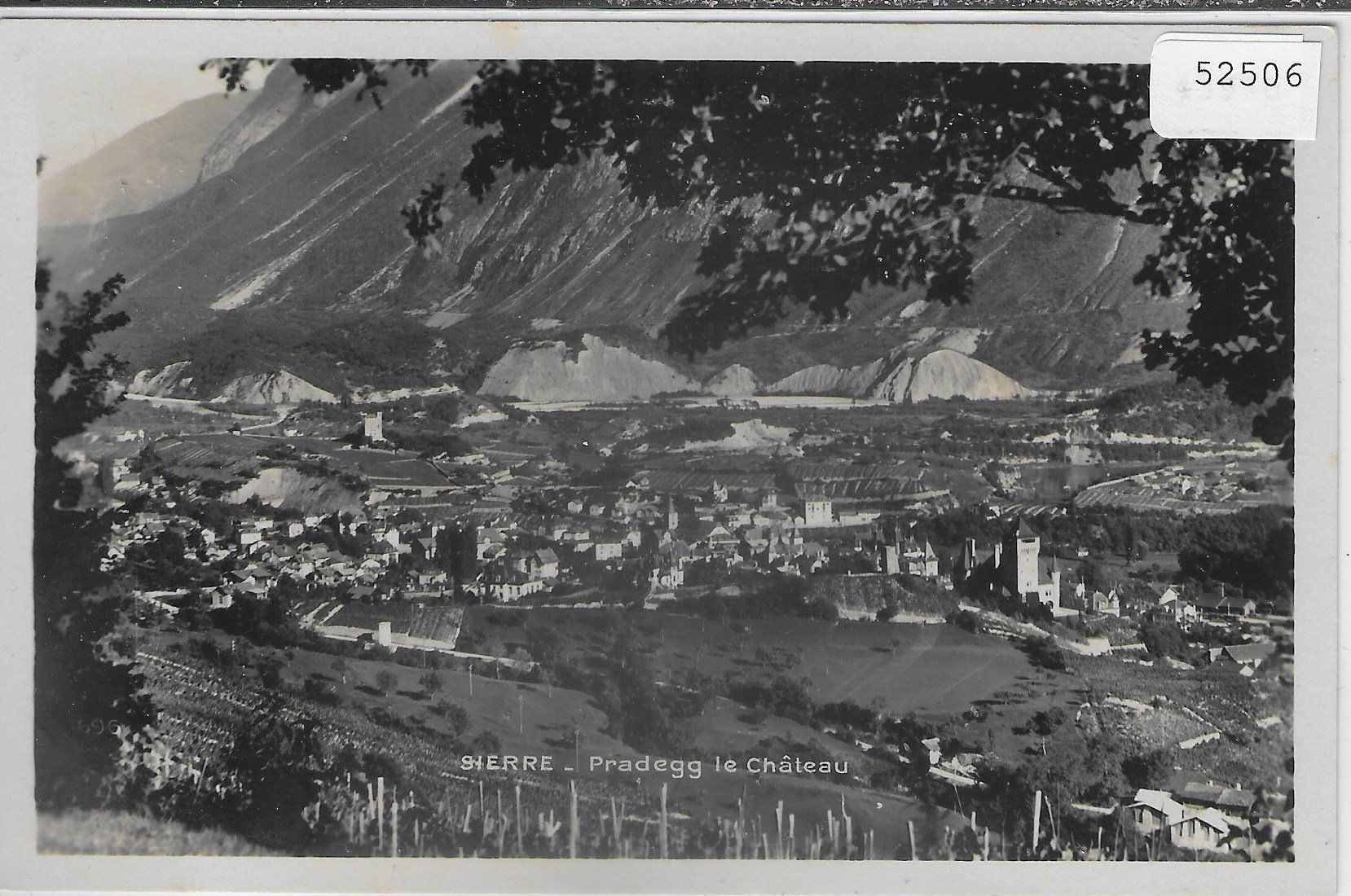 Ansichtskarten: Sierre - Pradegg le Chateau – Gebraucht aus Ettingen von Kartenplanet