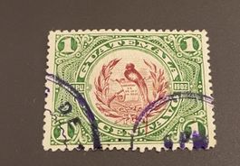 Guatemala 1902 Vogel alte briefmarke