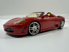 Ferrari F430 Spider 1:18, rot, HOT WHEELS ELITE