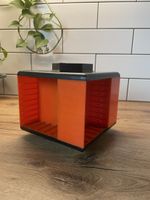 Rangement cassette audio rotatif Girandola vintage 70s
