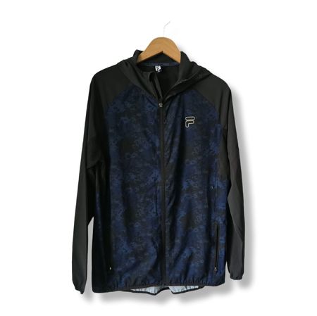 Veste Fila à capuche bleu/noir camouflage taille S
