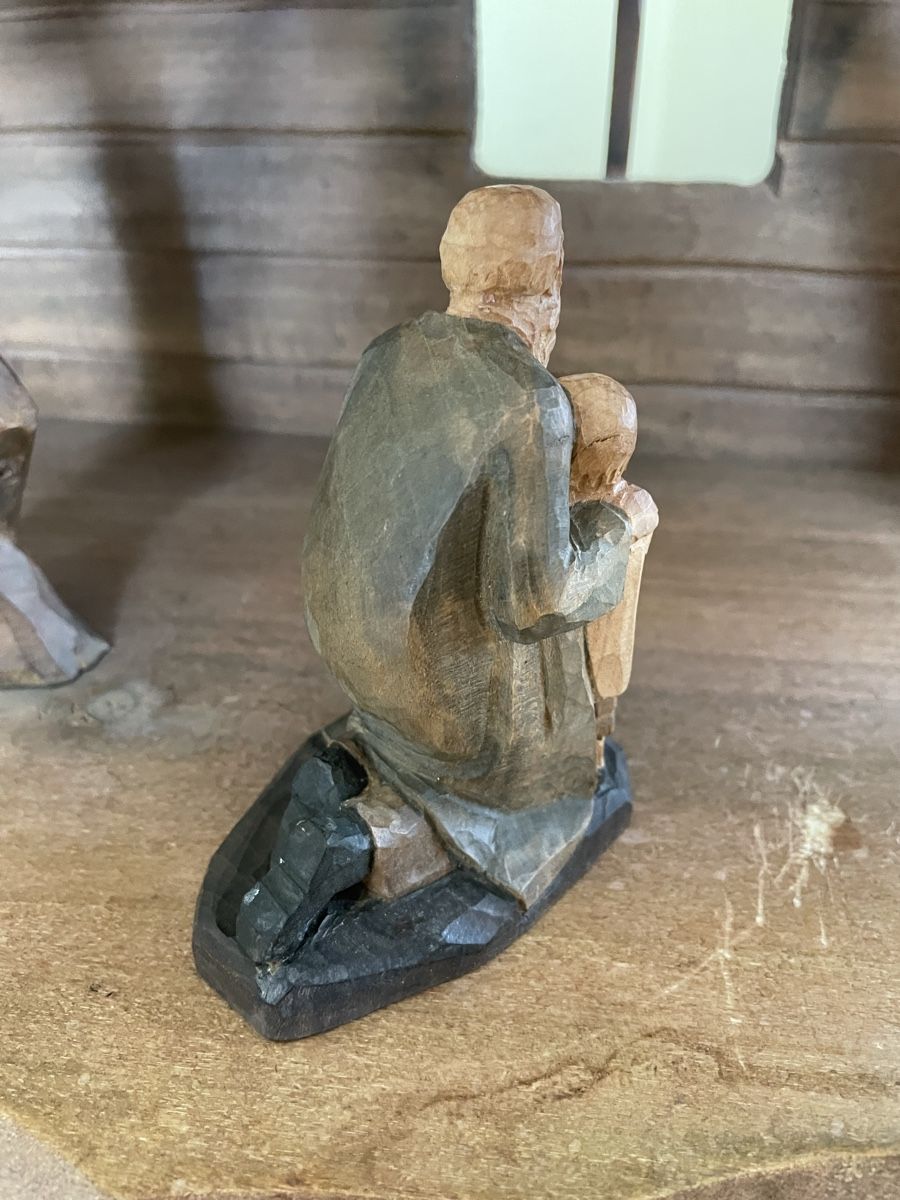 Statuette: Hirte mit Knabe E. Thomann Brienz – Usato da Flawil venduto da Naphtali 5