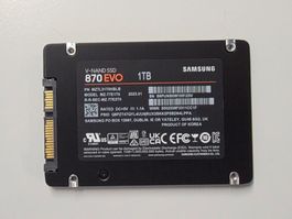 Samsung 870 EVO 1TB SSD 2023 nur 3.9TB geschrieben 99%
