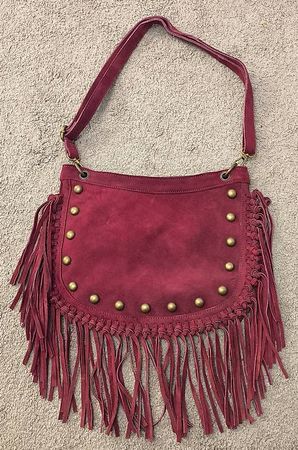 Promod Boho Fransentasche  Echtleder (Rindsleder)