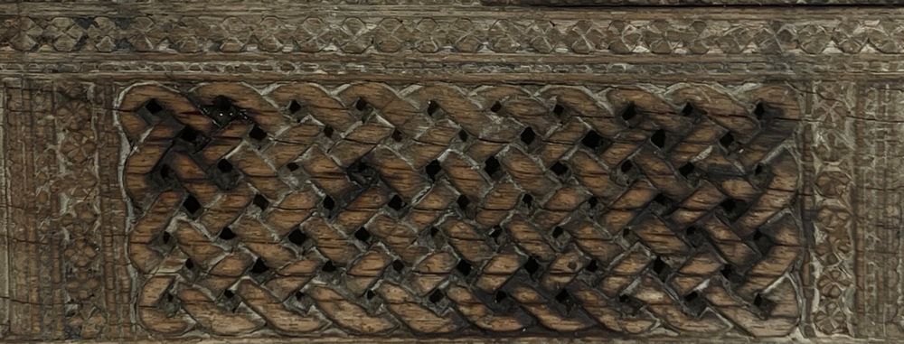 Handgeschnitzte Holzskulptur 'Ewige Liebe' - 30,5 Cm Abstrakte Dekoration Für Zuhause