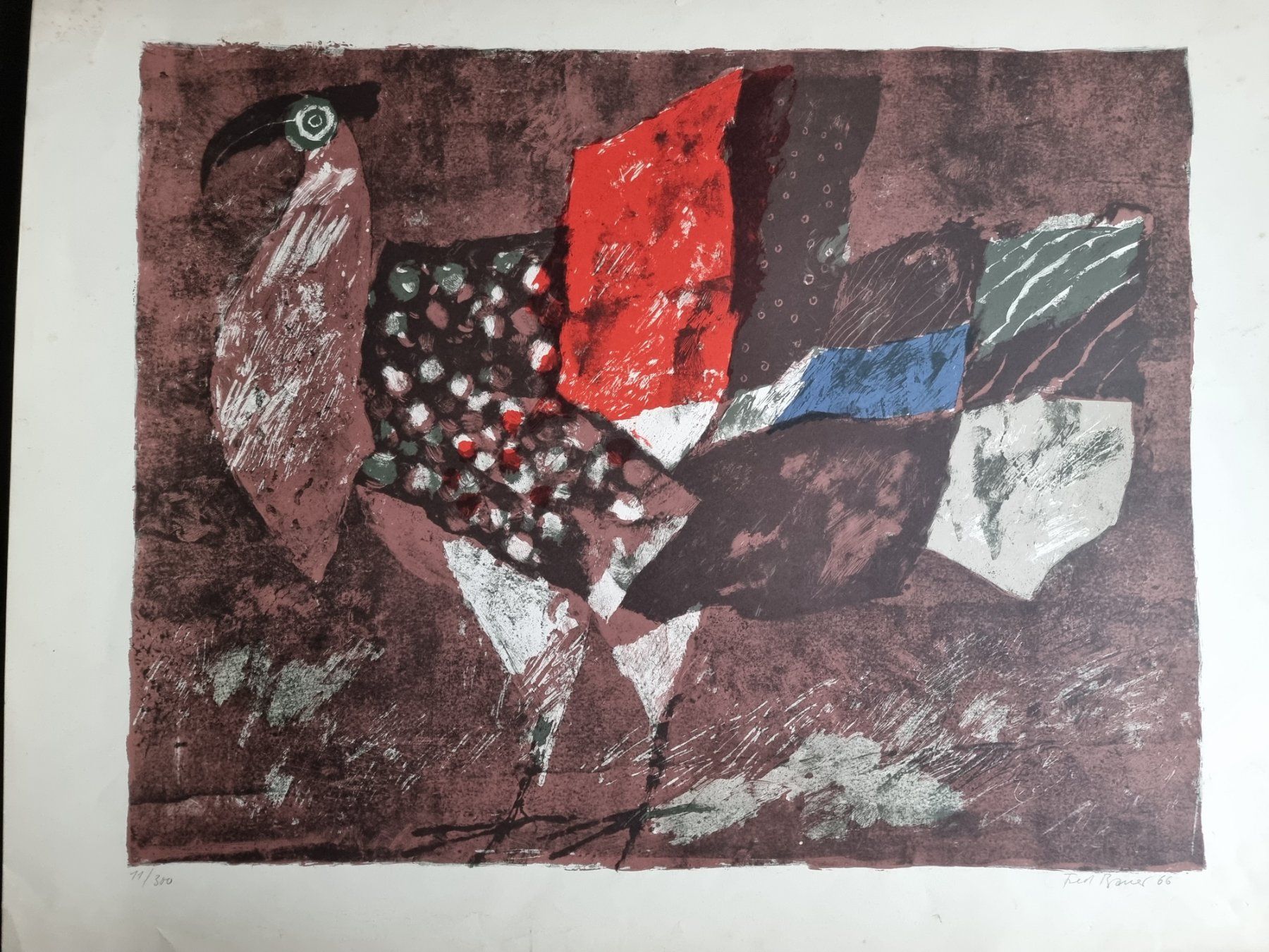 Grafica & Litografie: FRED BAUER LITHOGRAPHIE SIGNIERT NUMMERIERT – Usato da Gersau venduto da kunst-online 1