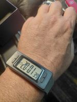 refurbished Digi-watch time,steps,Km,Alarm, chrono new batt.