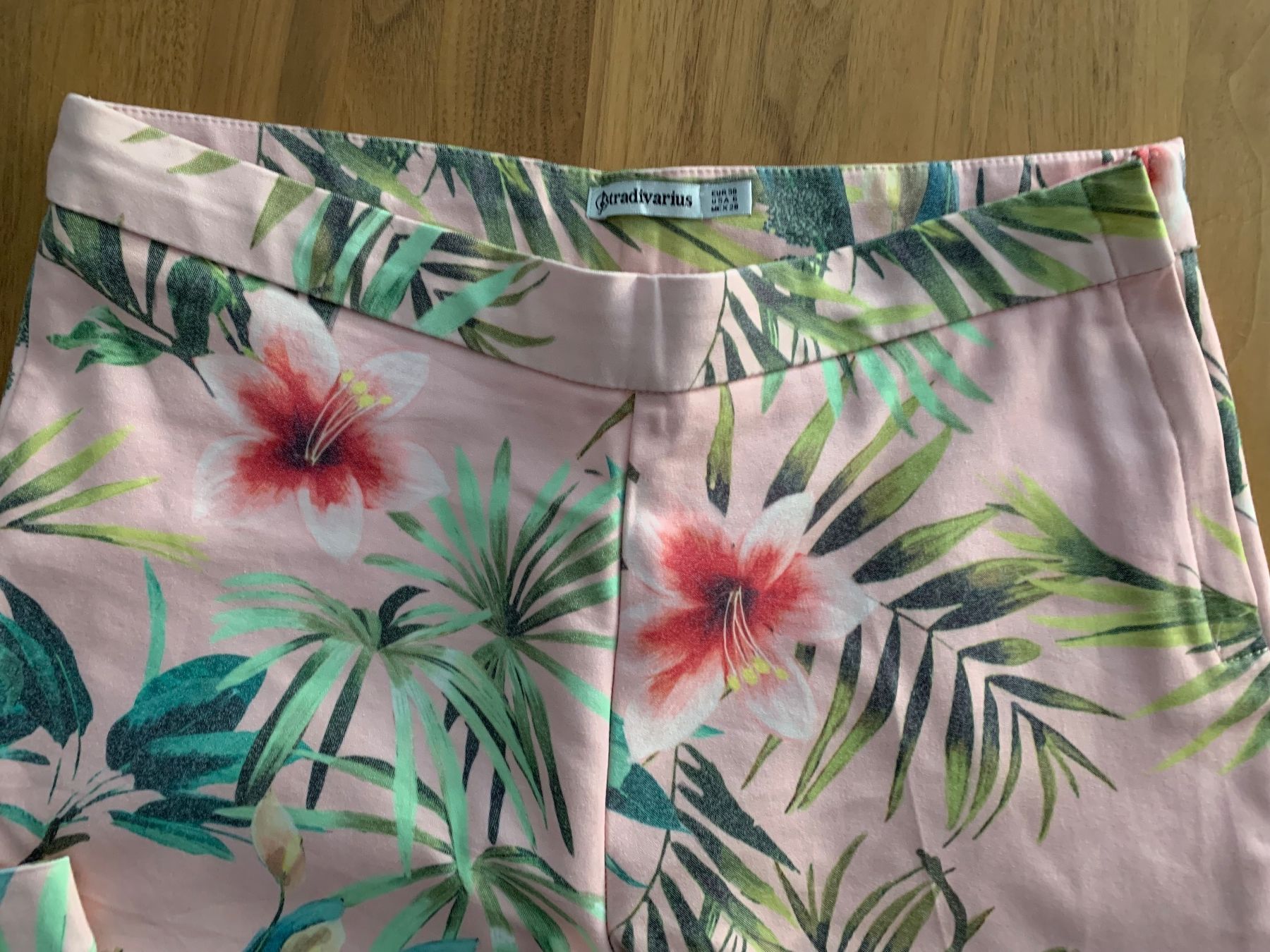 Stradivarius Hosen: Stradivarius  Zigarette Stift Hose 7/8 schmal Gr.38 Sommer – Gebraucht aus Engelburg von mamalanima 1