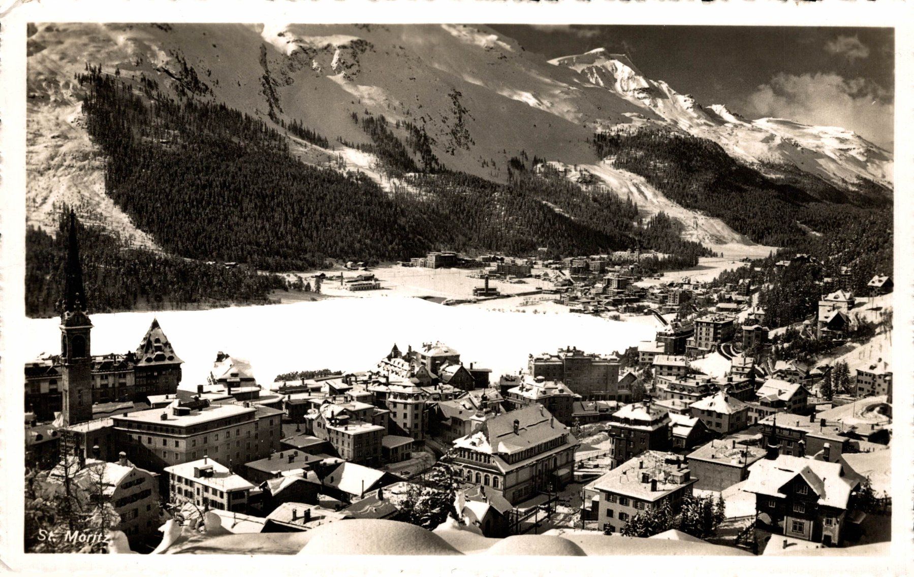 Ansichtskarten: St. Moritz – Gebraucht aus Bronschhofen von Astore