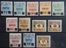 Jugoslawien Porto ex. Kat. 14-26 * 1919