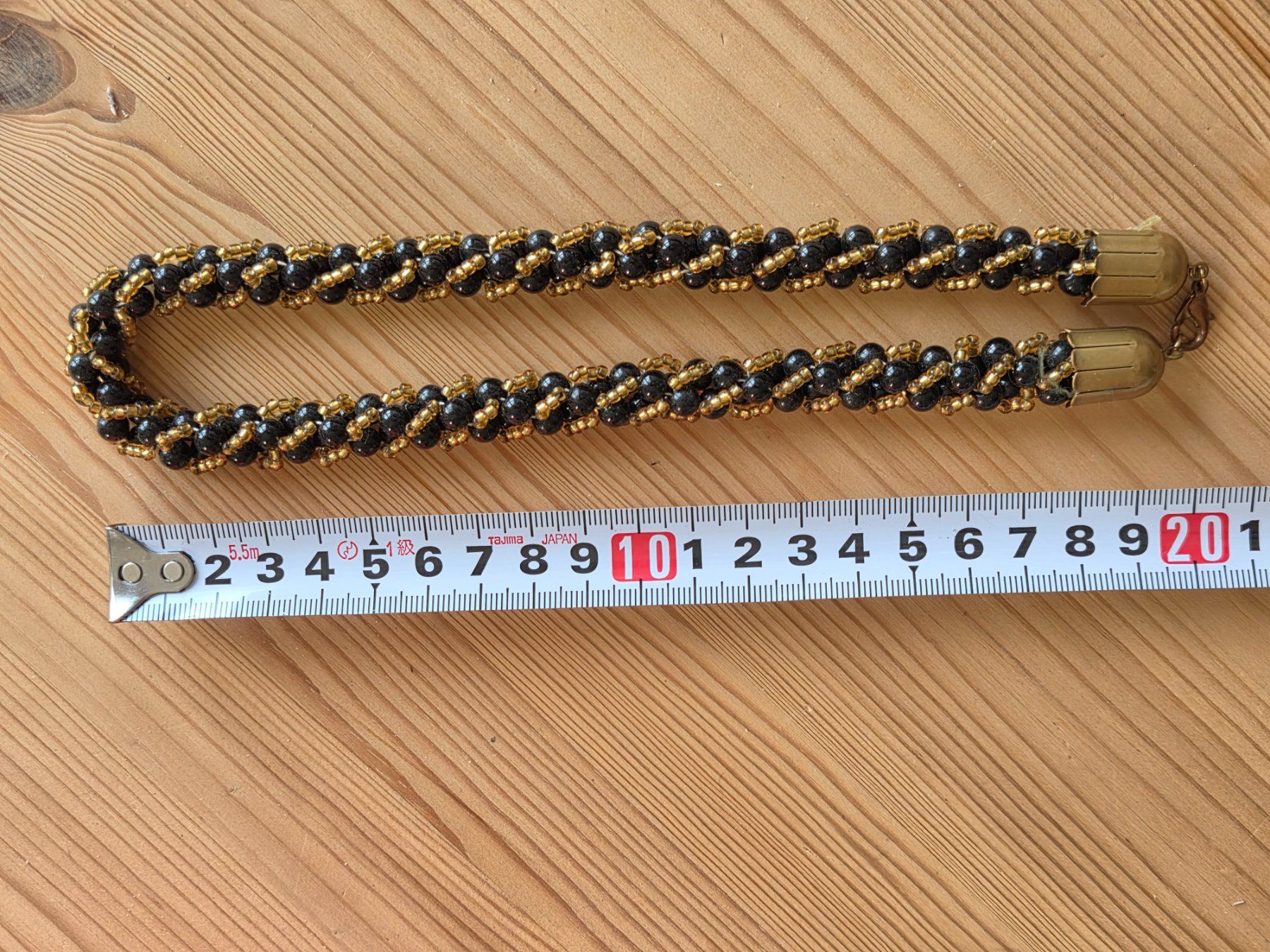 Catenine: Halskette, schwarz, gold, Modeschmuck – Usato da Liestal venduto da ITOlio 1