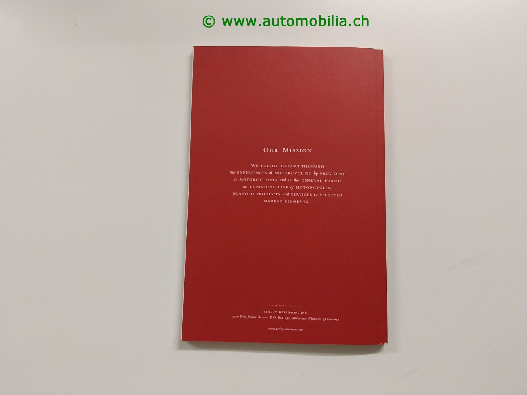 Dokumente: Harley Davidson 2001 Annual Report englisch – Gebraucht aus Weingarten-Kalth von Bettelbruenneli 6