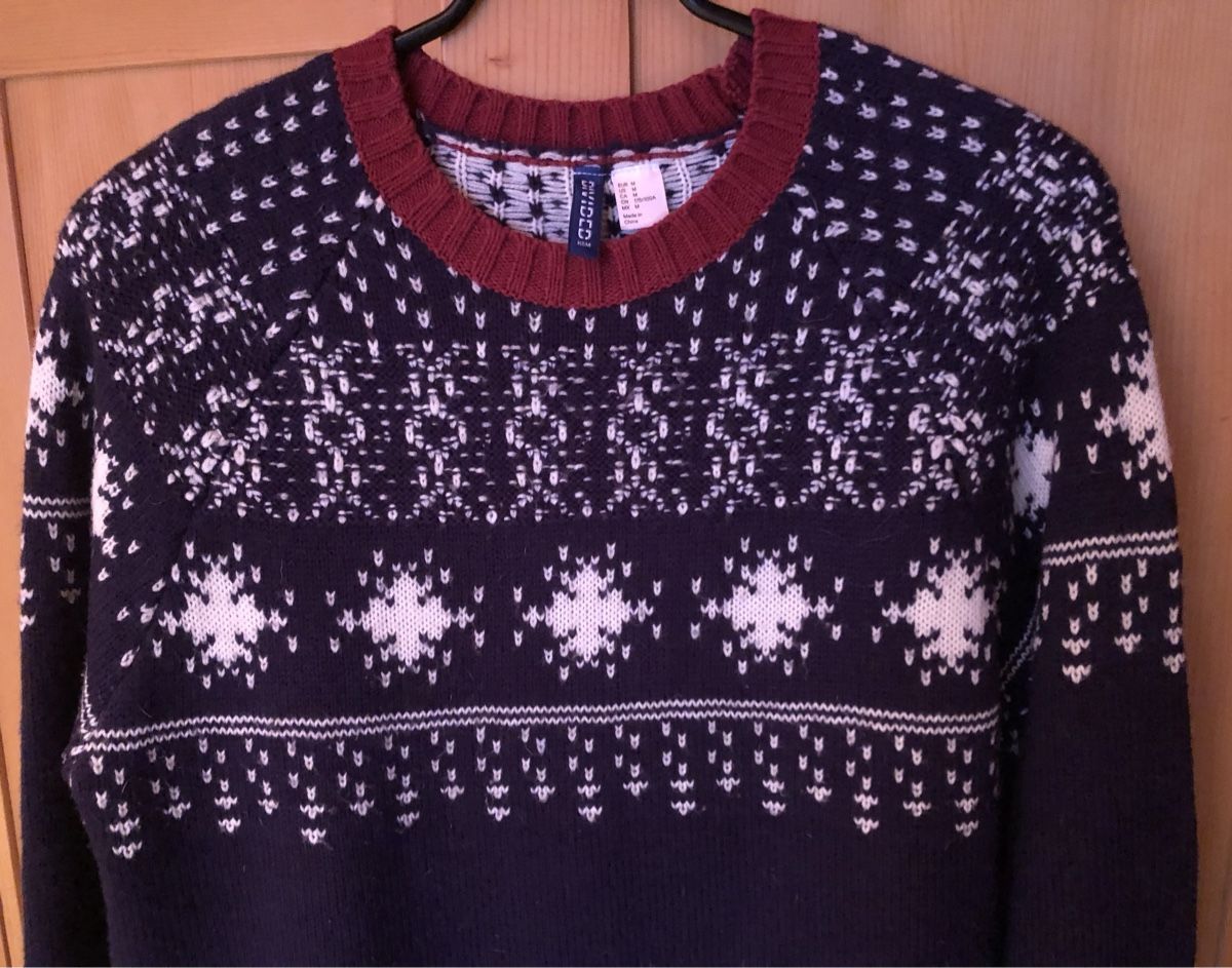 H&M Pullover & Sweatshirts: PULLOVER, Gr.M, (40), blau – Gebraucht aus Mühlebach (Goms) von chr_q6d8 1