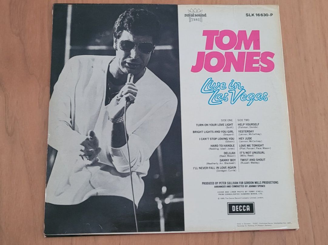 Dischi in vinile: LP  Tom Jones – Usato da Martigny venduto da MZ-67 1