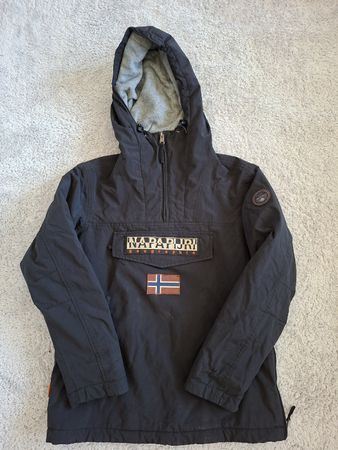 Anorak Napapijri noir avec capuche taille M 