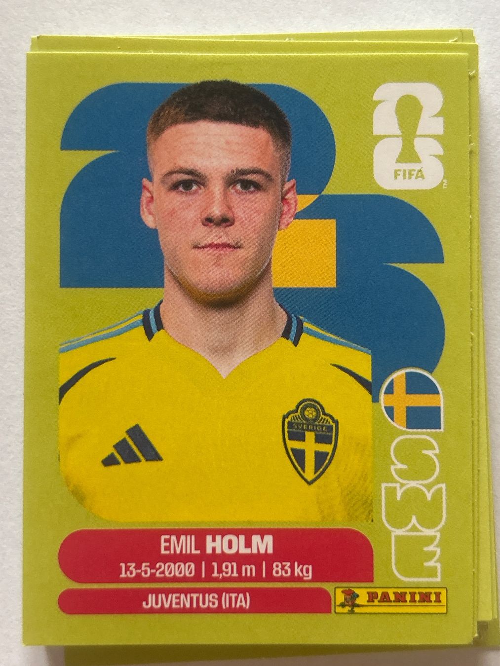 Panini Carte collezionabili: Panini WM 2026 Sticker - Holm SWE 5 – Nuovo (secondo la descrizione) da Troistorrents venduto da sim_d75d