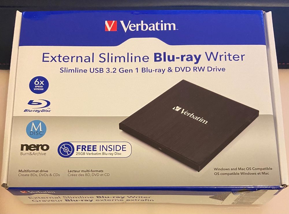 Graveur Blu-ray Verbatim, CD / DVD / Blu-Ray externes