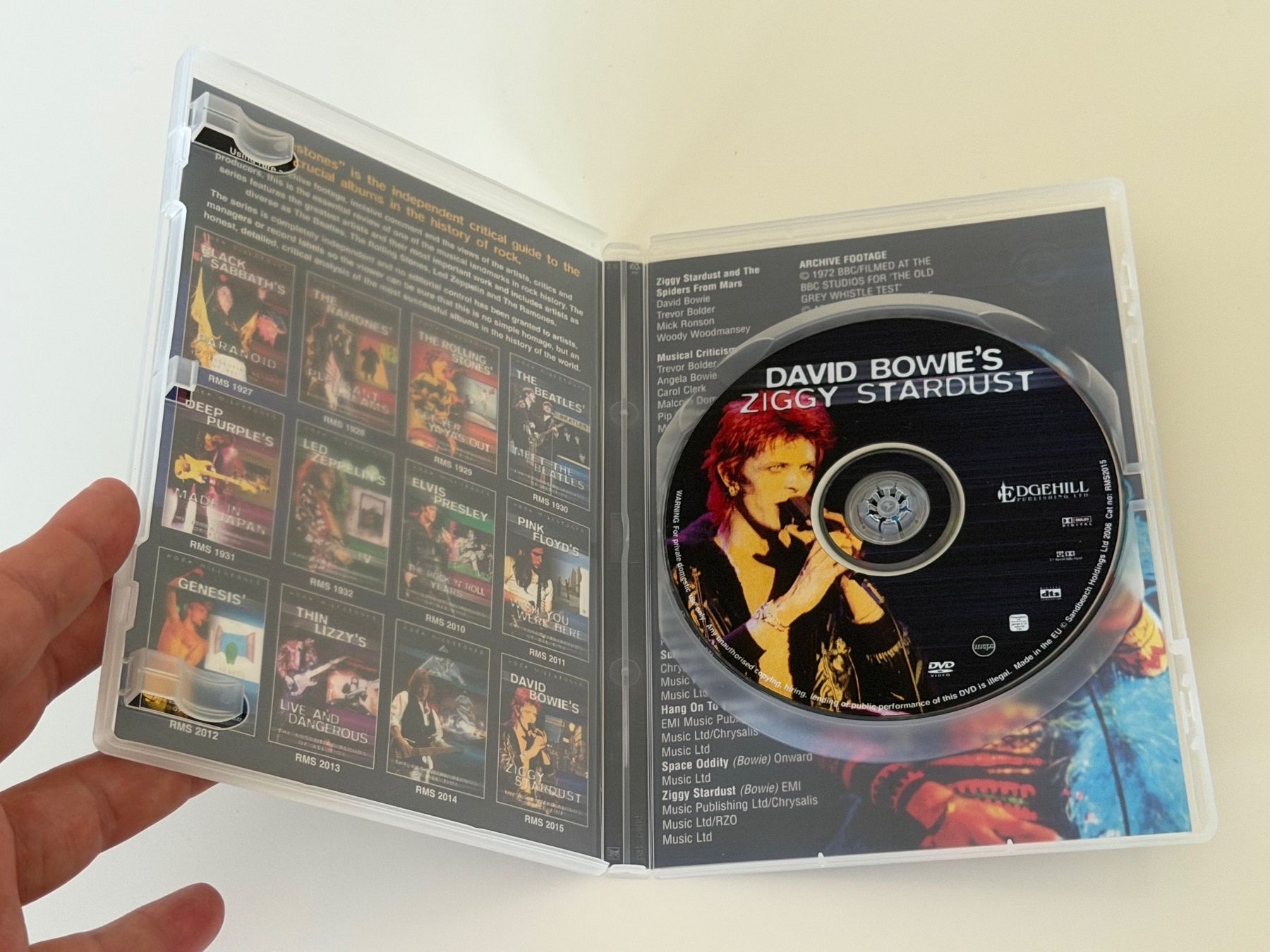 Tous les DVDs: David Bowie Ziggy Stardust DVD Rock Milestones – Neuf (Voir description) à Altstätten SG par sheamus 2